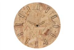 Ρολόι Τοίχου Plywood Φ.40cm
