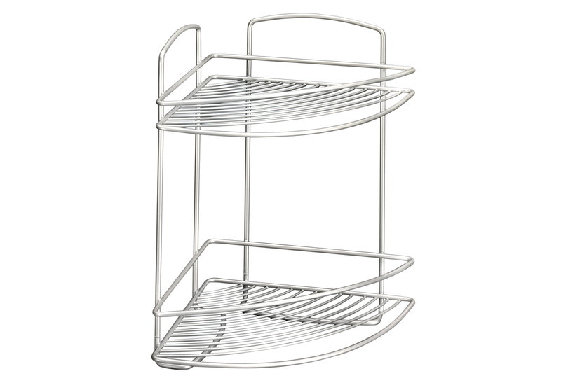 Εταζέρα Μπάνιου 2/Όροφη Γωνία Μ22XΠ22XΥ35cm Onda Metaltex