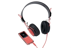Ακουστικά Hi-Fi Stereo & MP3 Intenso 8GB Κόκκινο