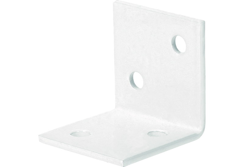 Γωνία Φαρδιά 30X30X30mm Λευκή