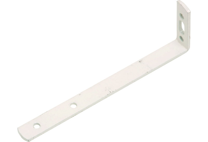 Γωνία για Κουρτινόξυλο 180X55X3,5mm Λευκή