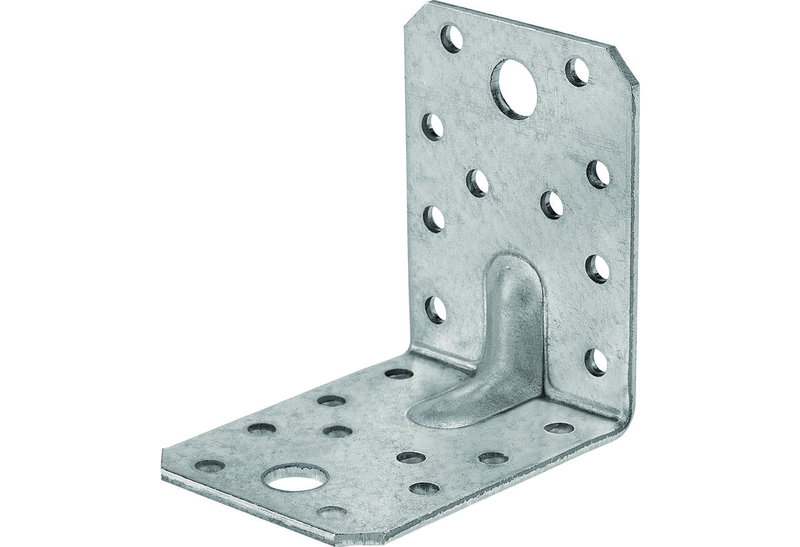 Γωνία με Ενίσχυση 70X70X55mm Μεταλλική