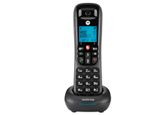 Τηλέφωνο Motorola CD4001 Ασύρματο Μαύρο