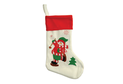 Χριστουγεννιάτικη Διακοσμητική Κάλτσα με Χιονάνθρωπο