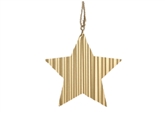 Χριστουγεννιάτικο Στολίδι Αστέρι Χρυσό 10cm