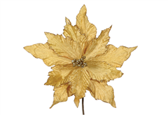 Διακοσμητικό Λουλούδι Χρυσό 25cm