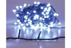 Χριστουγεννιάτικα Λαμπάκια 100LED Ρεύματος Ψυχρό Λευκό 200cm