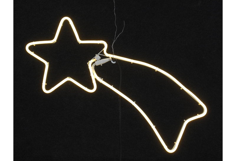 Χριστουγεννιάτικα Λαμπάκια Κομήτης 240LED Ρεύματος Θερμό Λευκό