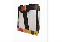 Τσάντα Επαναχρησιμοποιούμενη Πολύχρωμη Μικρή με Σχέδιο Art