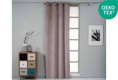 Κουρτίνα Easy Home Calisto Velour 260X140cm Ροζ με Τρουκς