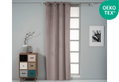 Κουρτίνα Easy Home Calisto Velour 260x140cm Ροζ με Τρουκς