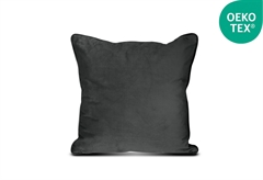 Μαξιλαροθήκη Διακοσμητική Easy Home Velour 45x45cm Σκούρο Γκρι