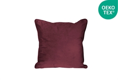 Μαξιλαροθήκη Διακοσμητική Easy Home Velour 45x45cm Μπορντό