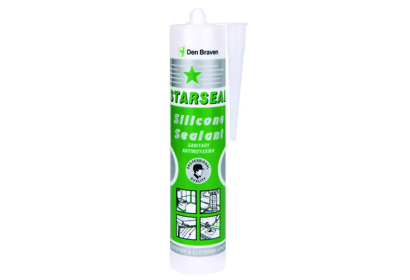 Σφραγιστικό Σιλικόνης Den Braven Clipon Starseal 260ml Διάφανο