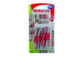 Βύσμα Ούπατ Fisher Duopower K 6,5X0,8 cm και Γάντζος 6,3X0,45 cm Σετ 8 Τεμάχια