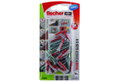 Βύσμα Ούπατ Fischer Duopower 2,5X0,5 cm και Βίδα Σετ 18 Τεμάχια