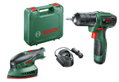 Σετ Δραπανοκατσάβιδο Easydrill 1200&Τριβείο Easysander Solo Bosch + Δώρο Σακίδιο Πλάτης