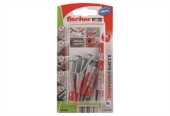 Βύσμα Ούπατ Fisher Duopower K 4X0,8 cm και Βίδα 6X0,5 cm Σετ 8 Τεμάχια