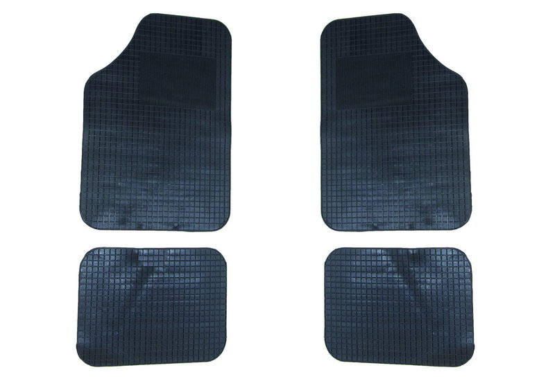 Σετ Δάπεδα Αυτοκινήτου Kaver Rub Mat Full Set Μαύρο 4τμχ