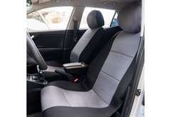 Καλύμματα Καθισμάτων Αυτοκινήτου Kaver Aero Front Set Μαύρο/Γκρι 4τμχ