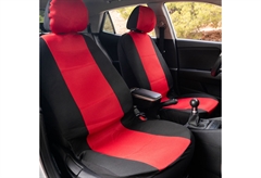 Καλύμματα Καθισμάτων Αυτοκινήτου Kaver Aero Front Set Μαύρο/Κόκκινο 4τμχ
