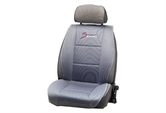 Σετ Πλατοκαθίσματα Αυτοκινήτου Kaver Aero Front Set Γκρι 2τμχ