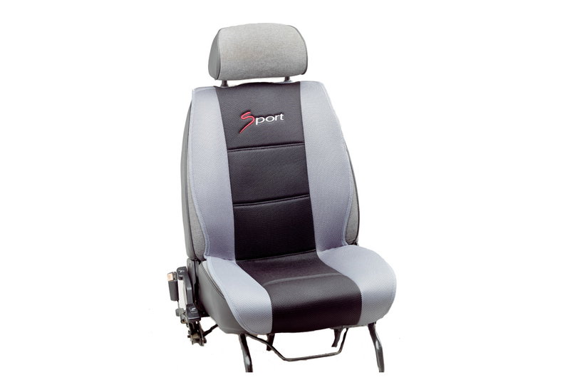 Σετ Πλατοκαθίσματα Αυτοκινήτου Kaver Aero Front Set Γκρι/Μαύρο 2τμχ