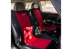 Σετ Πλατοκαθίσματα Αυτοκινήτου Kaver Aero Front Set Μαύρο/Κόκκινο 2τμχ