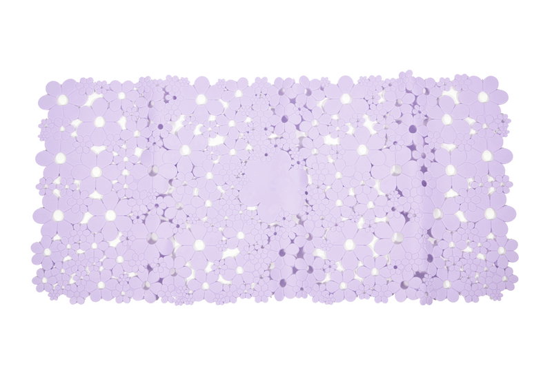 Αντιολισθητικό Πατάκι Μπανιέρας Octopus Fiore 74x34cm Λιλά