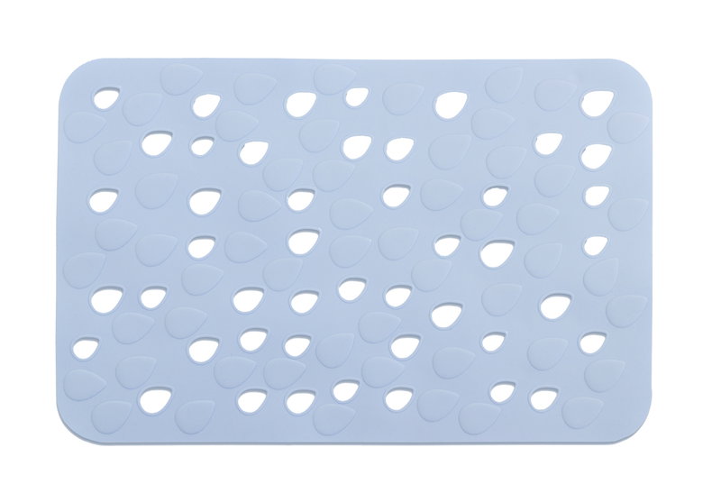 Αντιολισθητικό Πατάκι Μπανιέρας Octopus Drops 54x34cm Σιέλ