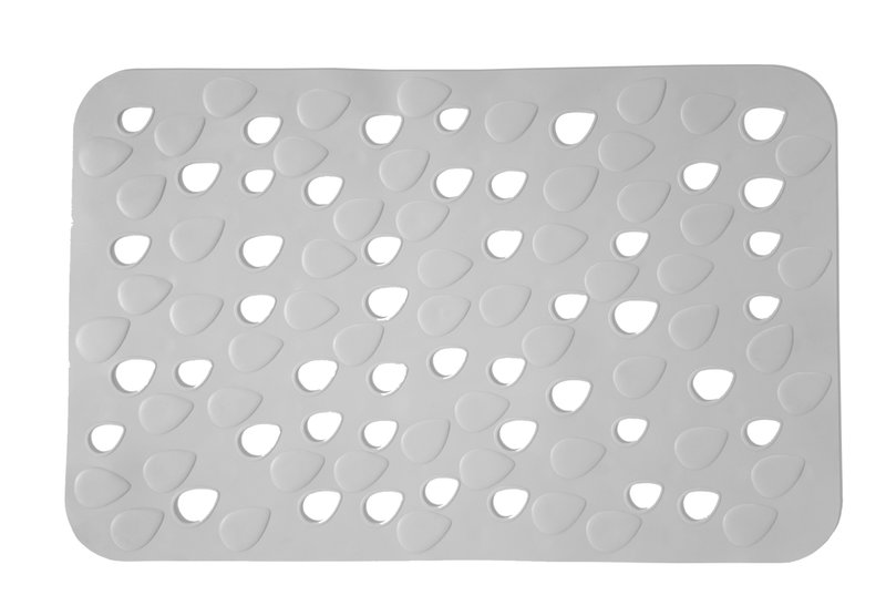 Αντιολισθητικό Πατάκι Μπανιέρας Octopus Drops 54x34cm Γκρι