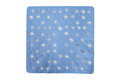 Αντιολισθητικό Πατάκι Ντουσιέρας Octopus Drops 54x54cm Σιέλ