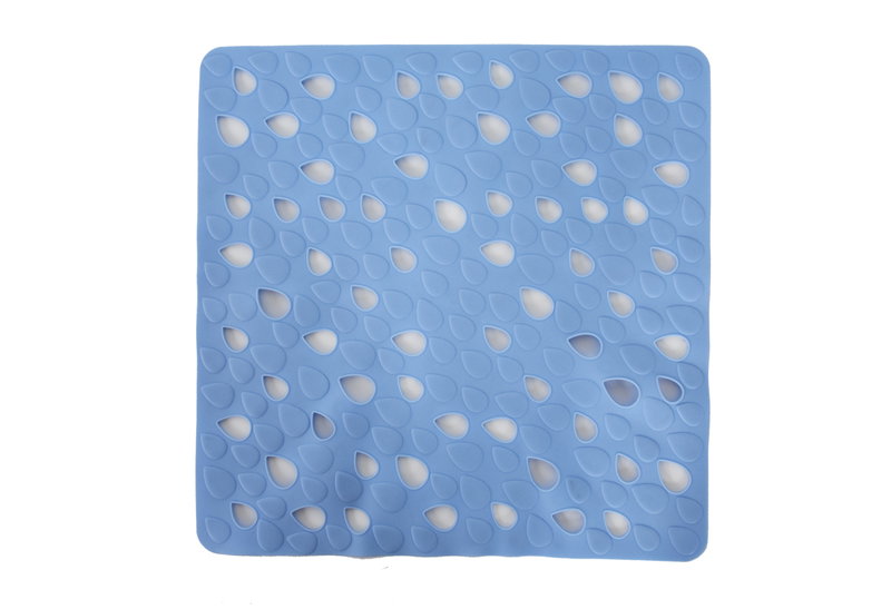 Αντιολισθητικό Πατάκι Ντουσιέρας Octopus Drops 54x54cm Σιέλ