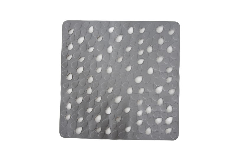 Αντιολισθητικό Πατάκι Ντουσιέρας Octopus Drops 54x54cm Γκρι