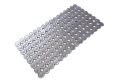 Αντιολισθητικό Πατάκι Μπανιέρας Octopus Disco 71x36cm Ασημί