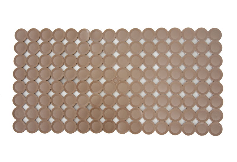 Αντιολισθητικό Πατάκι Μπανιέρας Octopus Disco 71x36cm Tortora