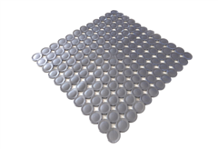 Αντιολισθητικό Πατάκι Ντουσιέρας Octopus Disco 53x53cm Ασημί