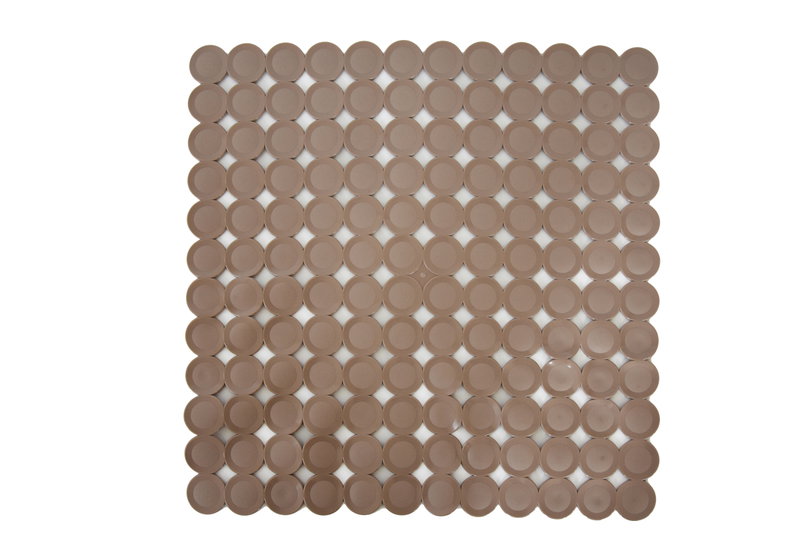 Αντιολισθητικό Πατάκι Ντουσιέρας Octopus Disco 53x53cm Tortora