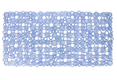 Αντιολισθητικό Πατάκι Μπανιέρας Octopus Rings 71x35cm Σιέλ