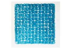 Αντιολισθητικό Πατάκι Ντουσιέρας Octopus Rings 54x54cm Τιρκουάζ