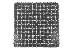 Αντιολισθητικό Πατάκι Ντουσιέρας Octopus Rings 54x54cm Μαύρο