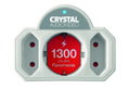 Αντάπτορας Ρεύματος 2+1 Θέσεων Διπολικός Crystal Audio SP21 Λευκός