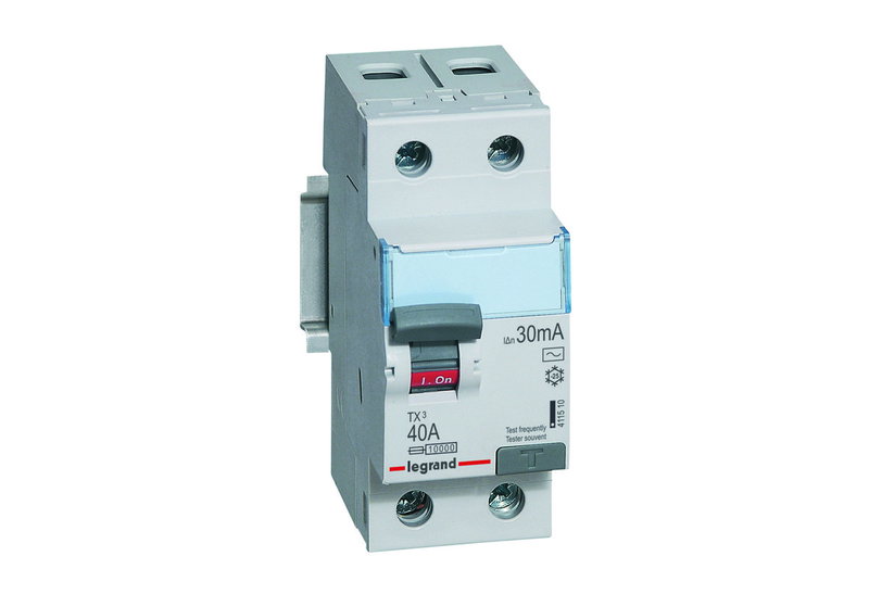 TX3 Ρελέ Διαρροής Legrand Τύπου Ac, Διπολικό, 30Ma, 40A