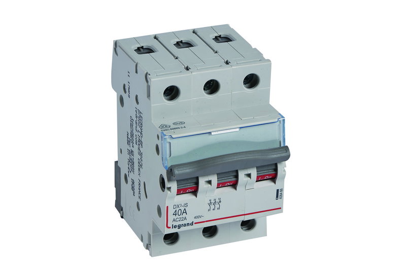 Ραγοδιακόπτης Legrand Dx3, Τριπολικός, 40A, 400V