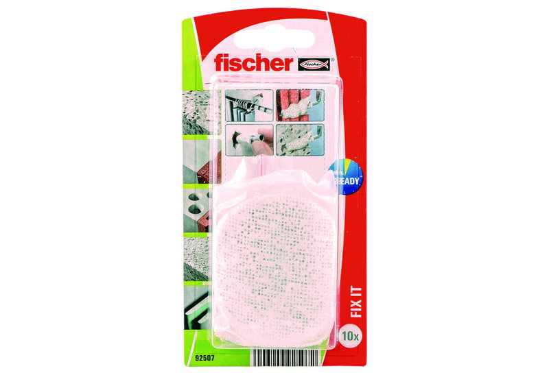 Γάζα Επιδιόρθωσης Τρυπών Fischer Σετ 10 Τεμαχίων