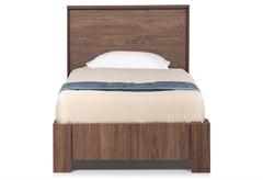 Κρεβάτι Kitwood Benefit Μονό Καρυδιά  Μ212xΠ105xΥ105cm Στρώμα Μ200xΠ90cm