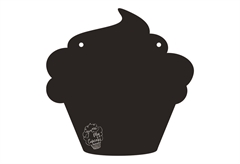 Μαυροπίνακας Cupcake 30cm