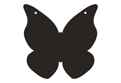 Μαυροπίνακας Πεταλούδα 30cm