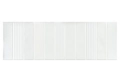 Πλακάκι Τοίχου Dec Leed Λευκό 20X60cm