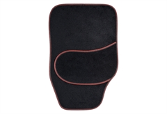 Σετ Δάπεδα Αυτοκινήτου Kaver Fun Mat Full Set Μαύρο/Κόκκινο 4τμχ